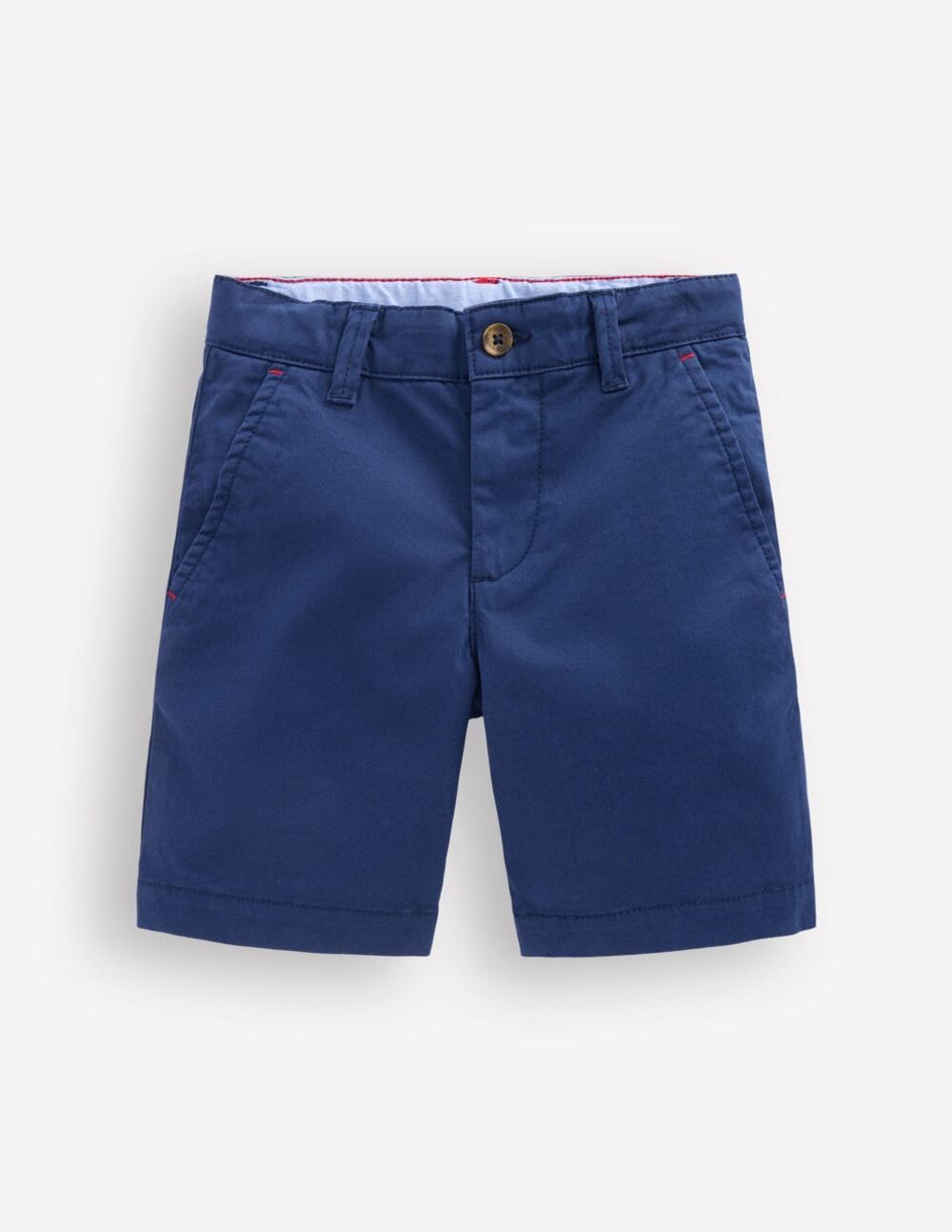 Mini Boden Classic Chino Shorts college navy blue boys sz 11/12 $45 K63